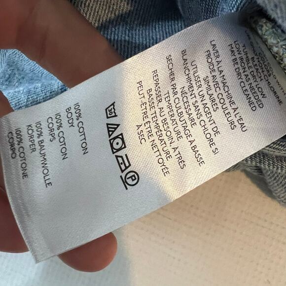 We the Free People Ziggy Denim Shortalls Short Overalls Size Large - Picture 6 of 10